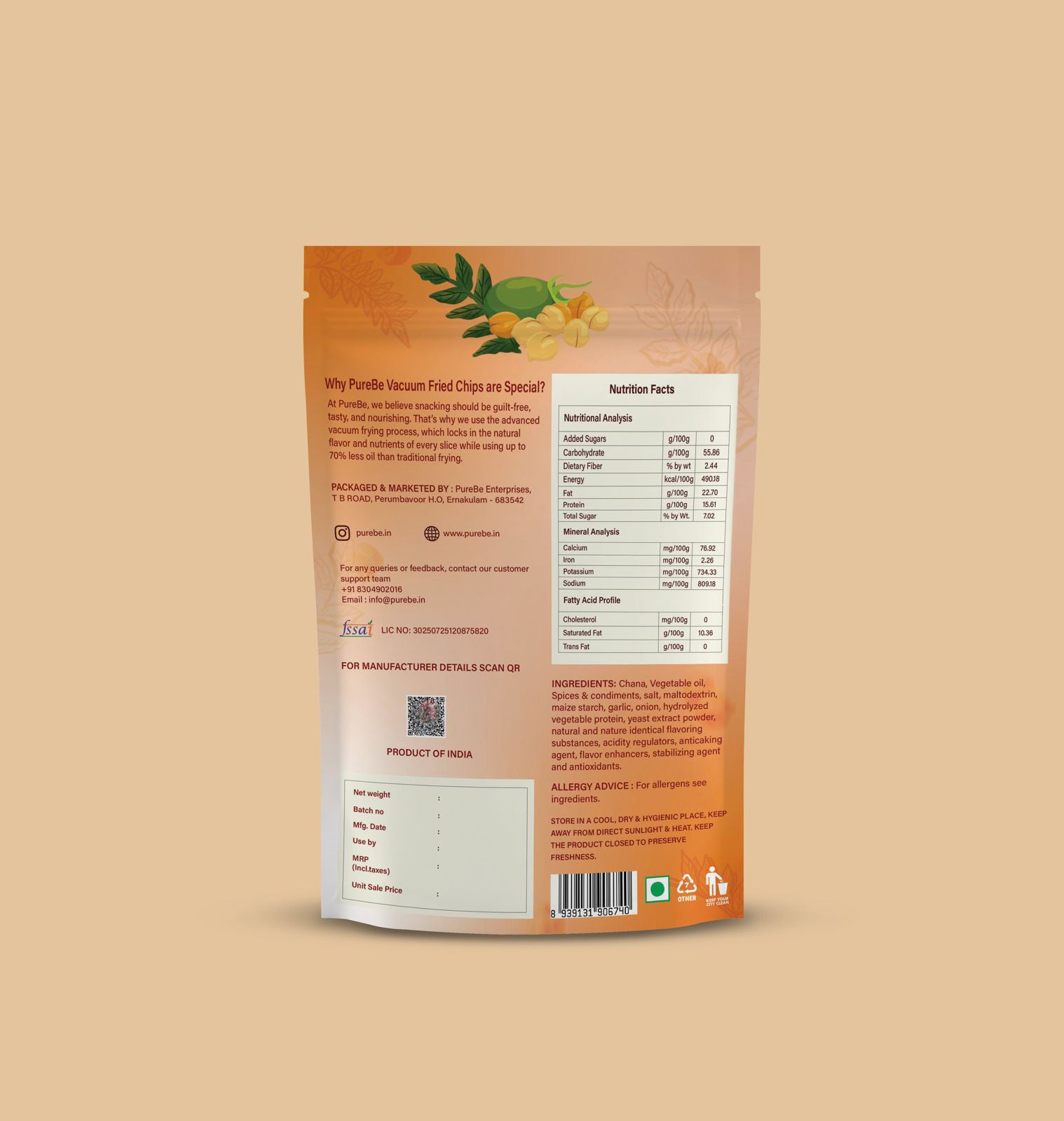 Kabuli Chana Salt & Pepper (100gms)